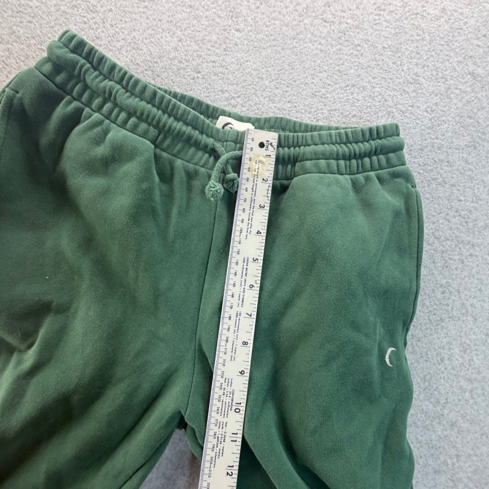 Zyia Active Forest Green Jogger Sweatpants Women Medium Cotton Spandex Moon Logo - Picture 4 of 9